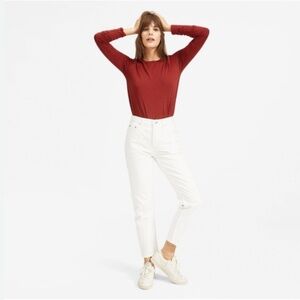 Everlane Cheeky Jean in bone